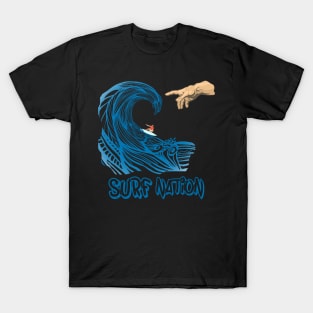 Surf Creation Michelangelo Big Blue Wave T-Shirt